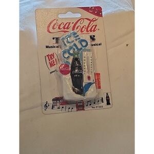 1997 Coca-Cola Tunes Musical Magnet Bottle Ice Cold Block #51503 NEW Sealed
